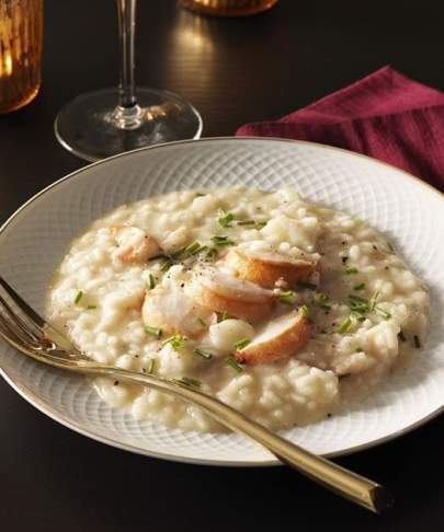 brown butter risotto with lobster